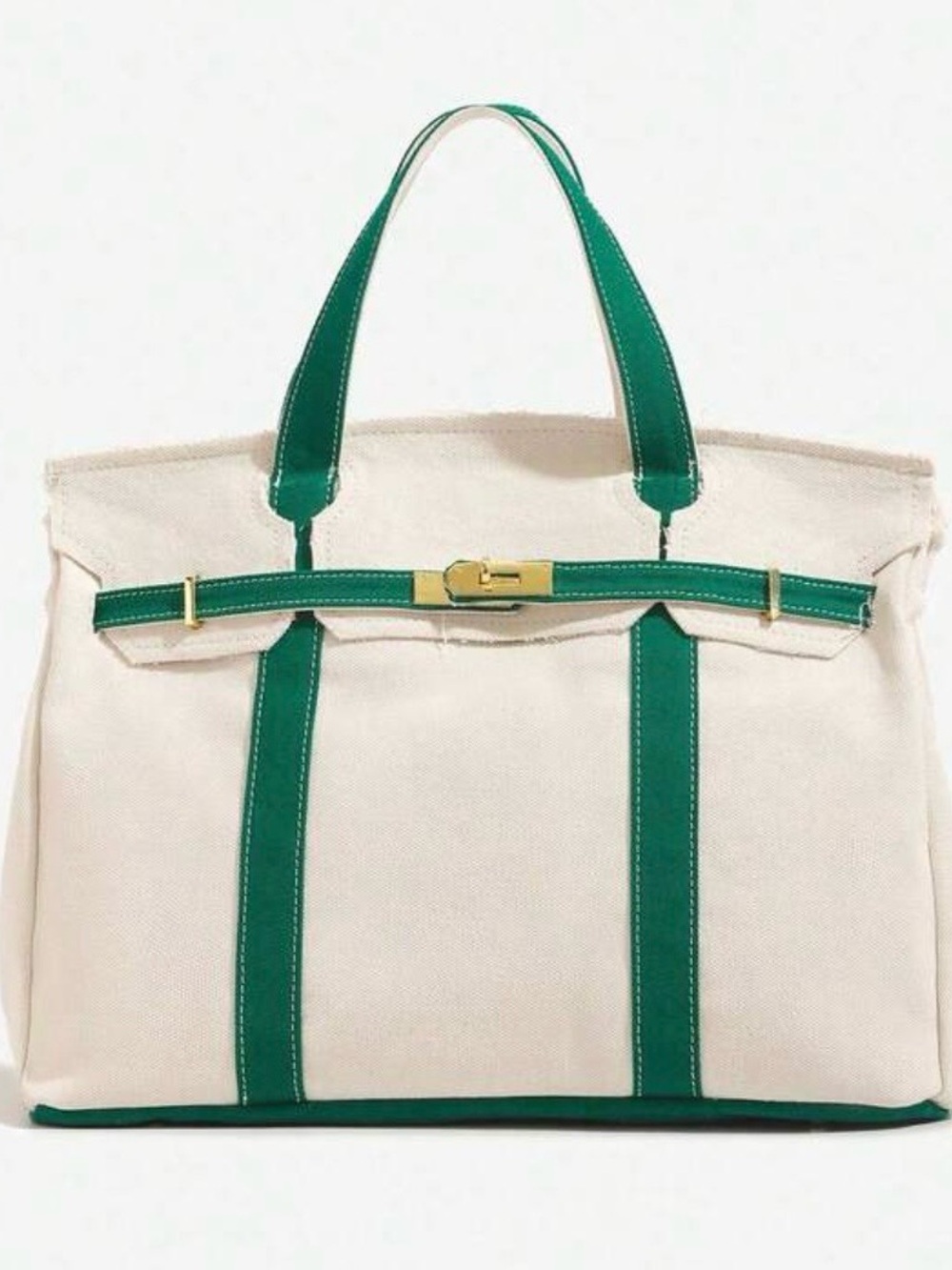 Luxe Canvas Boat Tote Bag